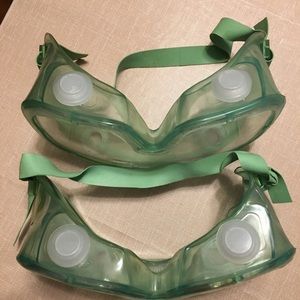 Two Safety goggles